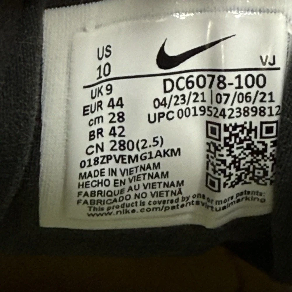 Nike Air Max Terrascape Plus Mens US 10 Sail Sea Glass Running Shoes DC6078 100